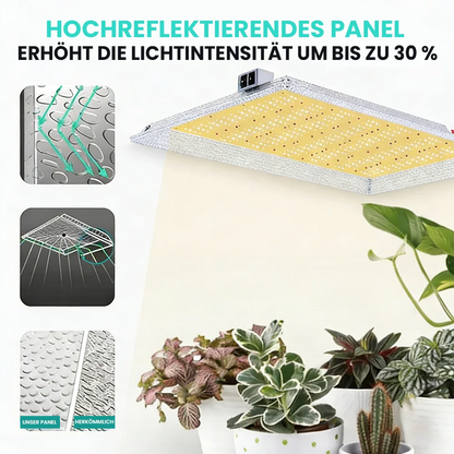 Growealth G3000 300W Vollspektrum LED-Pflanzenlampe für Indoor-Garten