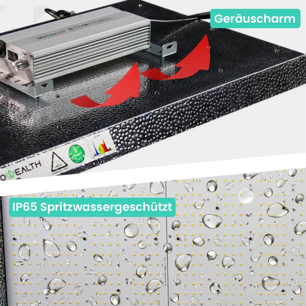 Growealth G3000 300W Vollspektrum LED-Pflanzenlampe für Indoor-Garten
